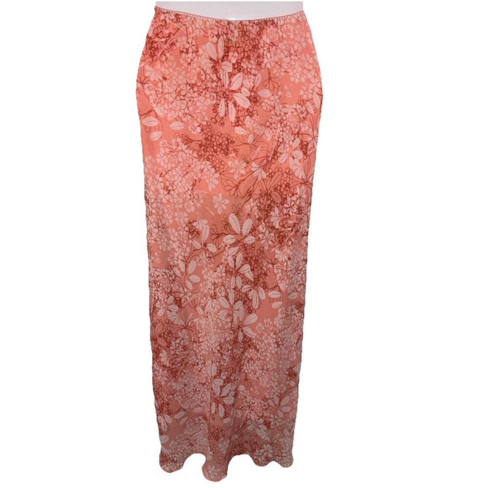 Wild Fable Women’s Floral Maxi Skirt XL Pink Coquette Romantic Spring